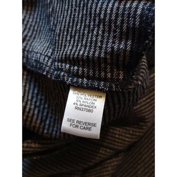 Versona Black & Tan Comfort Stretch Pants Womens Size 16 - Picture 6 of 6